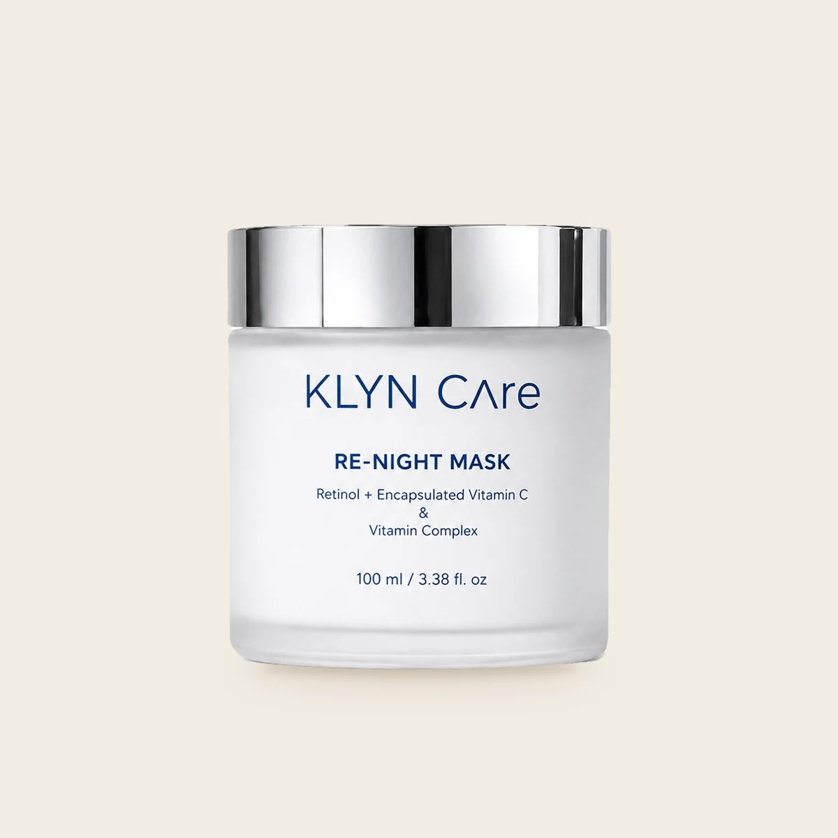 Pot Re-Night Mask KLYN Care, masque de nuit au rétinol et vitamine C 100 ml
